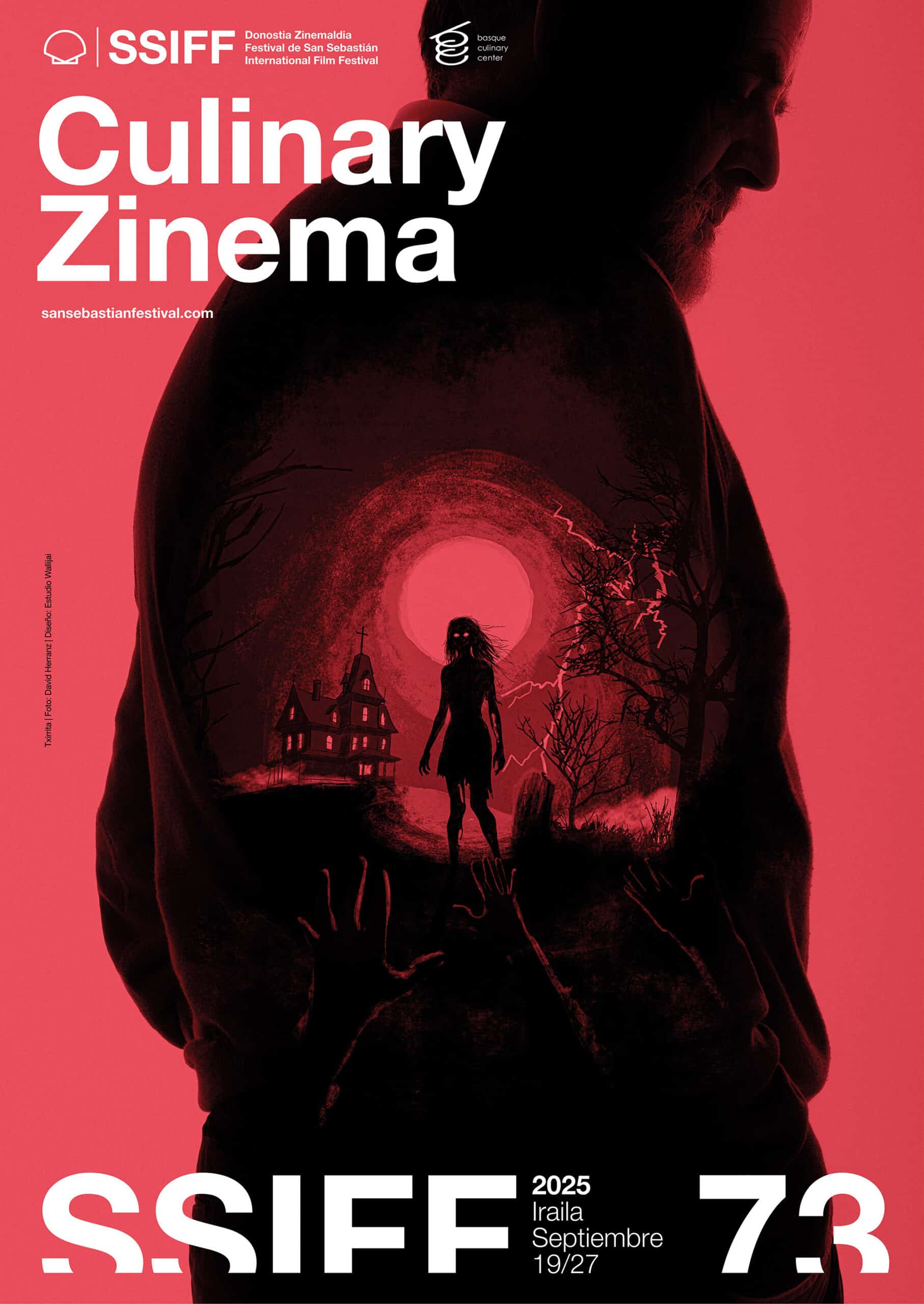 Poster of Culinary Zinema Strand at the 73rd San Sebastian International Film Festival (SSIFF)