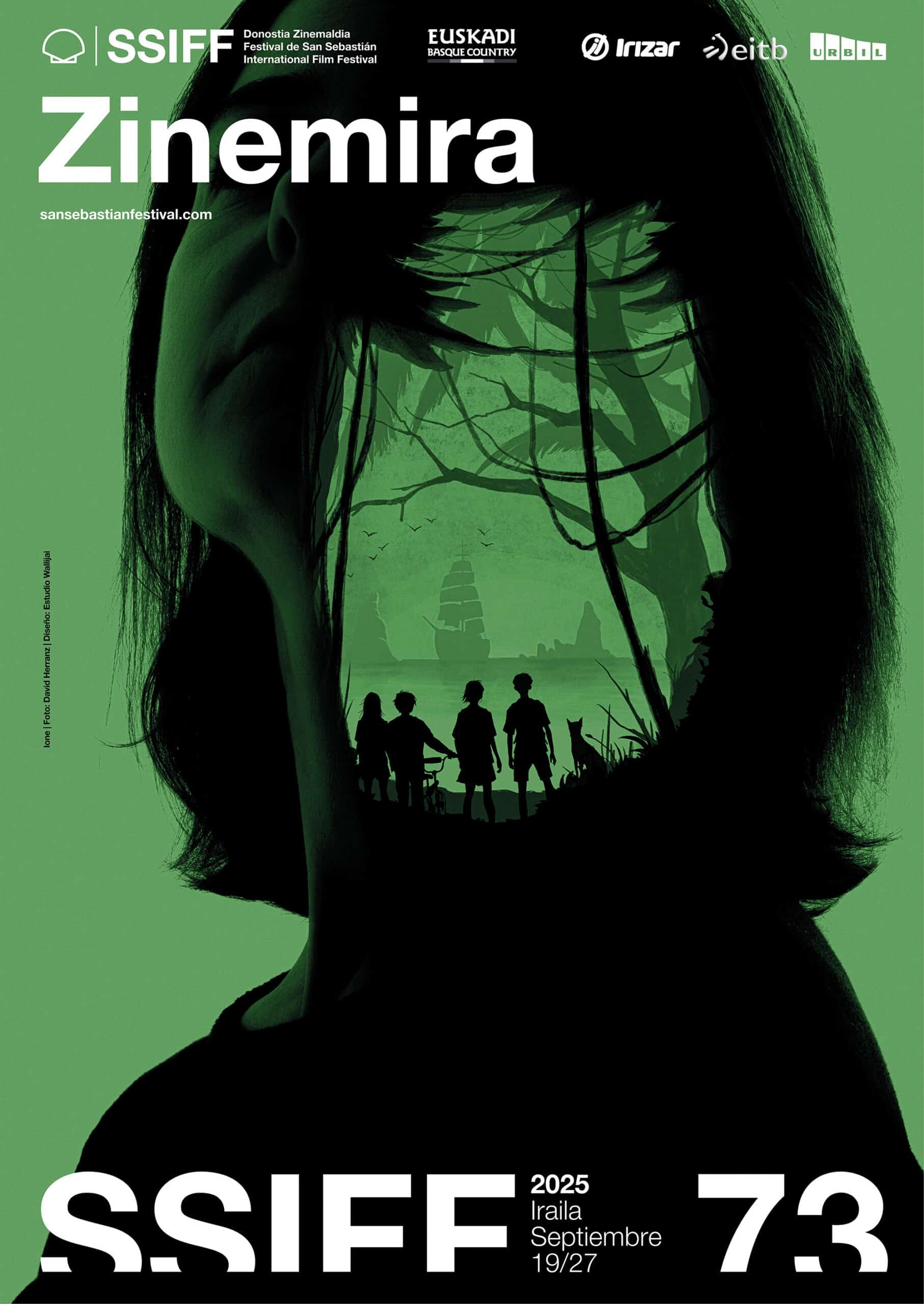 Poster of Zinemira Strand at the 73rd San Sebastian International Film Festival (SSIFF)